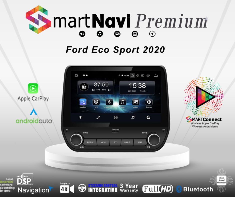 Ford Eco Sport 2020 Smart Multi Media Navigation Infotainment