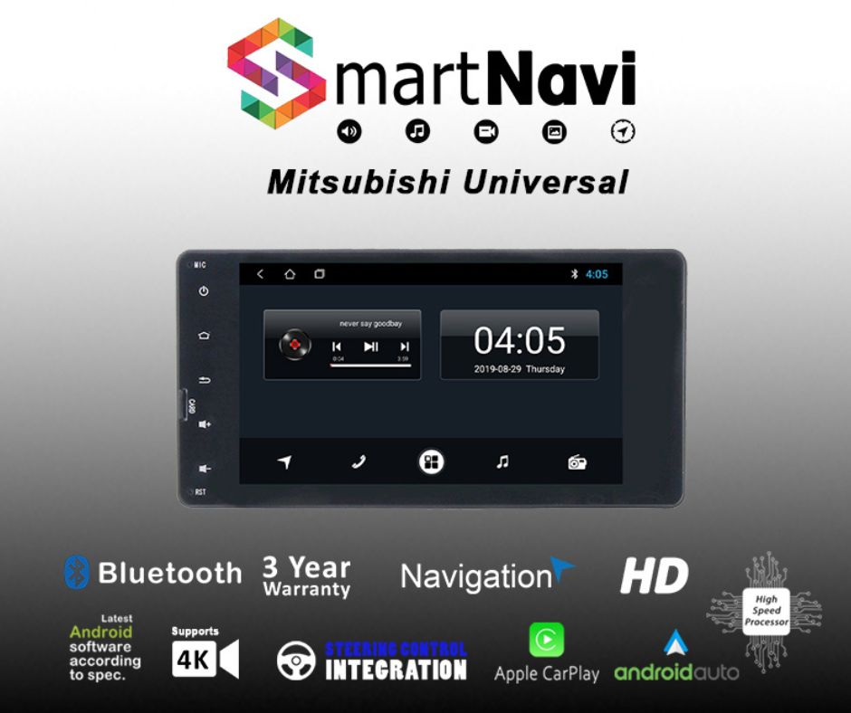 Mitsubishi 7" Universal Smart Multi Media Navigation Infotainment