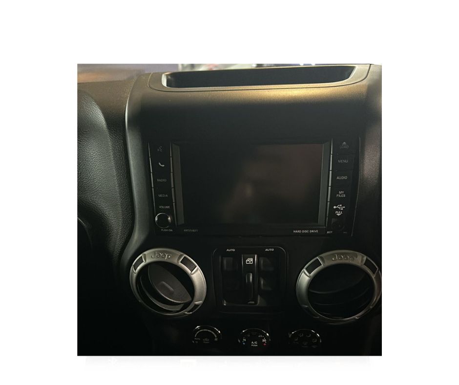 Jeep Wrangler before installation