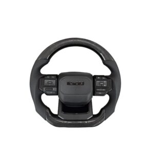 Toyota Land Cruiser Prado 250 Style Black Carbon Fibre Steering Wheel
